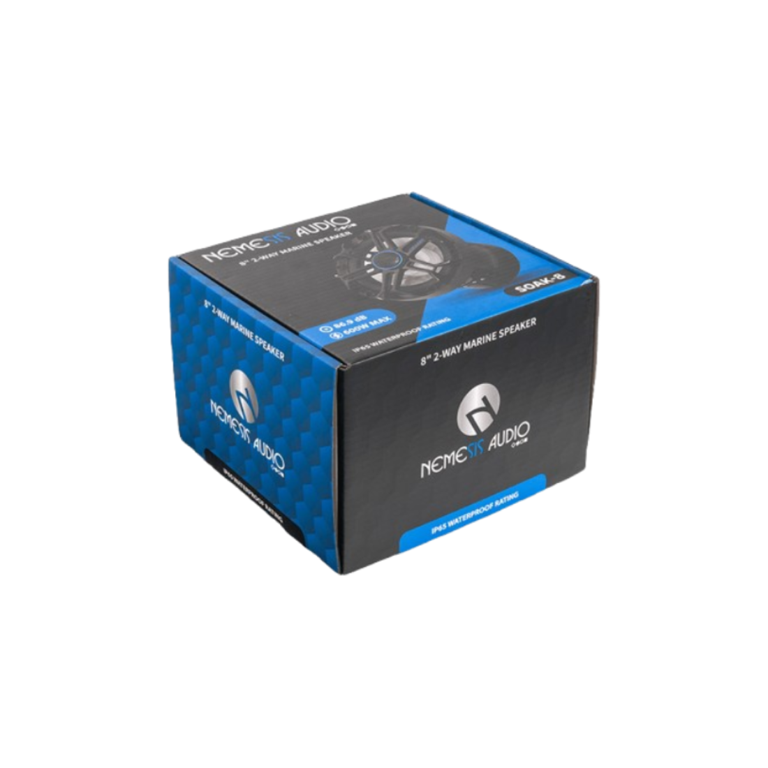 Nemesis Audio SOAK-8 8" 2-Way 600W Max 4-Ohm IP65 Marine Speaker w/ RGB (Single)