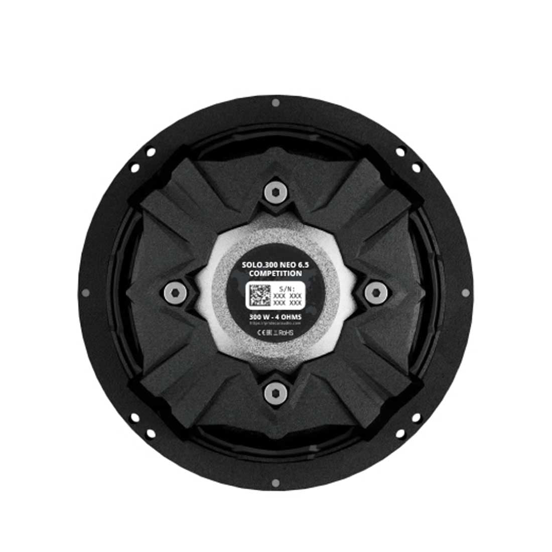 PRIDE SOLO 300 NEO 6.5" 300W RMS 4-Ohms Car Audio Midrange Speakers (Pair)