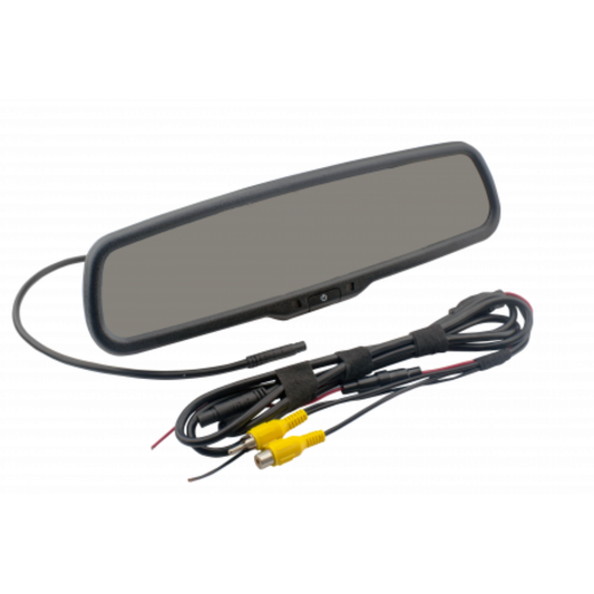 EchoMaster MM-4325 Universal 4.3" LCD Display Rear-View Mirror Monitor
