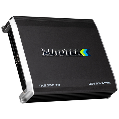 Autotek TA-2055.1D 1-CH Monoblock 2000 Watts Max Class-D Car Audio Amplifier