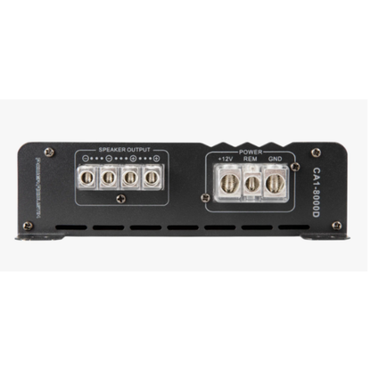 Power Acoustik CA1-8000D 1-CH Monoblock 8000W Max Class-D Car Audio Amplifier