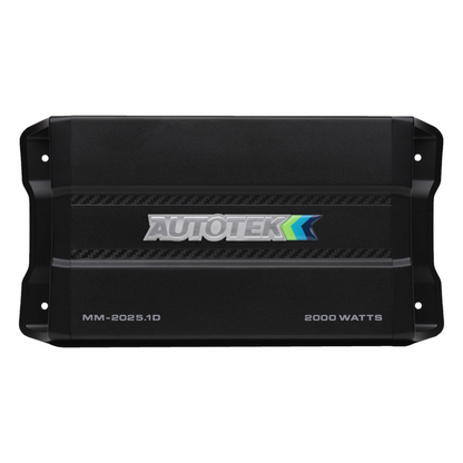 Autotek MM-2025.1D 2000W Max 1-CH Monoblock Class-D Car Audio Compact Amplifier