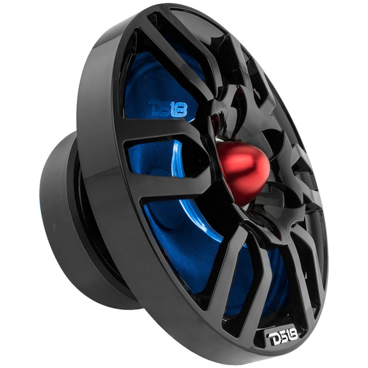 DS18 PRO-GTW8BK 8" Grill with 1.75" Professional Neodymium Bullet Tweeter and RGB LEDs