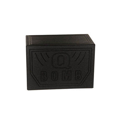 QPower QBOMB12VL Single 12" Side Ported Car Enclosure Subwoofer Speaker