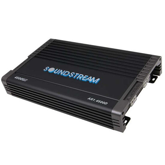 Soundstream AR1.4500D Arachnid Series 4500W Class D Monoblock Amplifier, Black