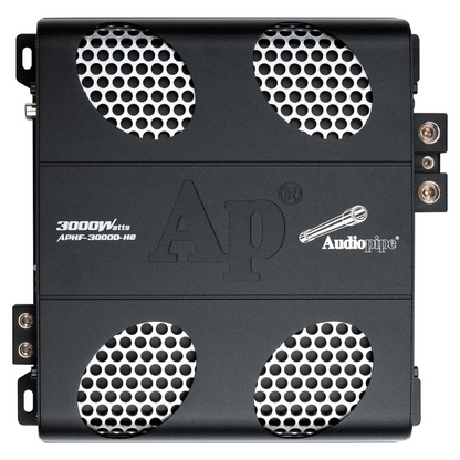 Audiopipe APHF-3000D-H2 Monoblock 3000W 2-Ohm Full Range Class-D Car Amplifier