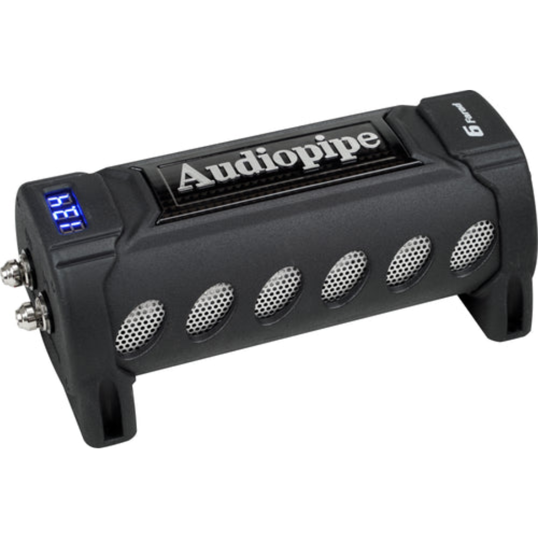 Audiopipe ACAP-D6000 6 Farad Capacitor w/ Digital Display Electronic Protection