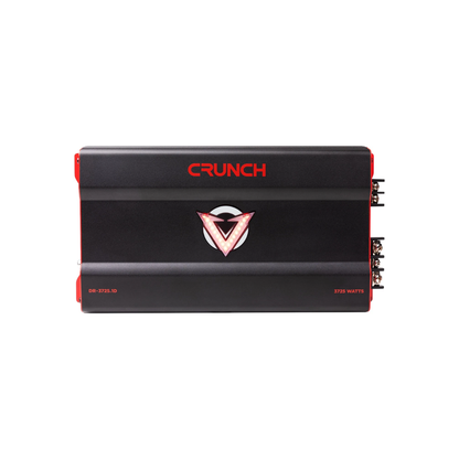 Crunch DR-3725.1D 1-CH Monoblock 3725W Max Class-D Car Amplifier w/ Bass Remote