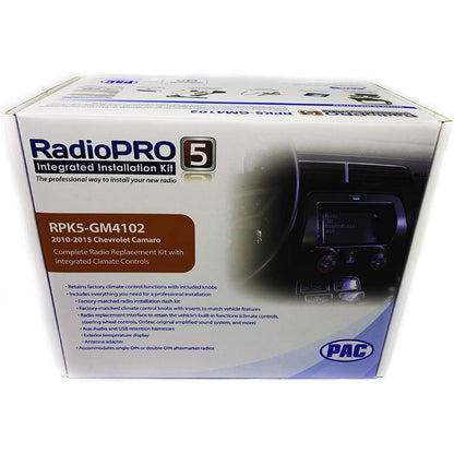 PAC RPK5-GM4102 Double DIN Integrated Installation Kit with HVAC Knobs