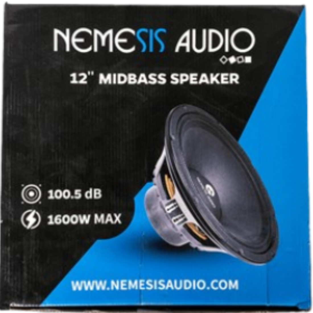 Nemesis Audio NEO-12MB 12" 1600W Peak 8-Ohm 3.5" VC Midbass Speaker (Single)