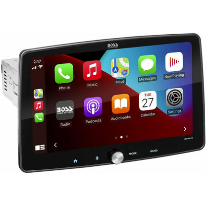 BOSS BCPA10 1-DIN 10.1" Monitor Car Stereo Apple Carplay Android Auto Bluetooth
