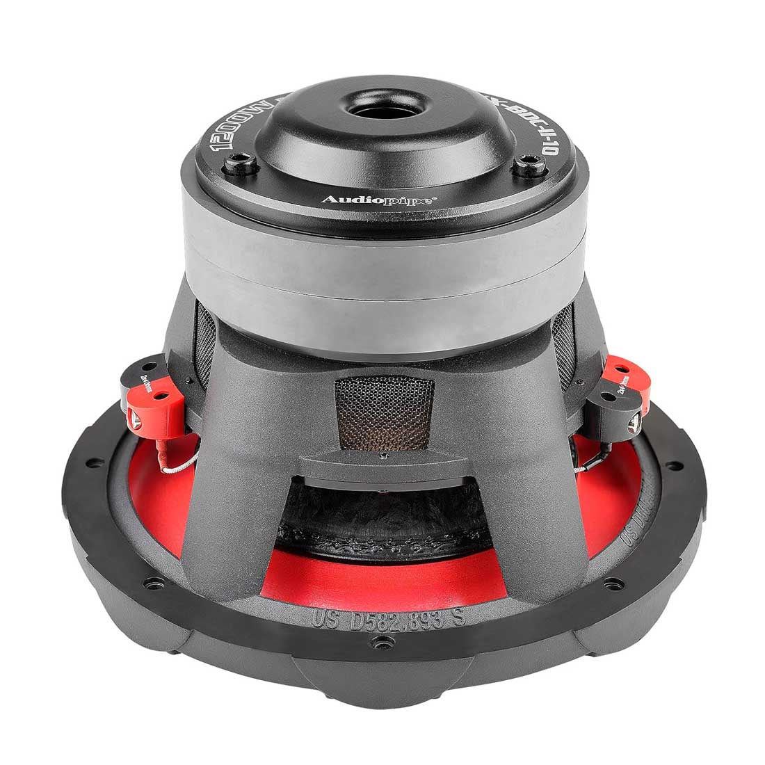 Audiopipe TXX-BDC-II-10 10" Double Stack 1200W Max Dual 4-Ohm DVC Car Subwoofer