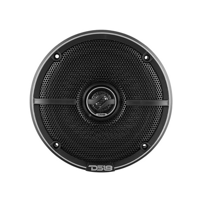 DS18 ZXI-654 6.5" 2-Way 240W Max 4-Ohm Car Audio Coaxial Speakers w/ Kevlar Cone