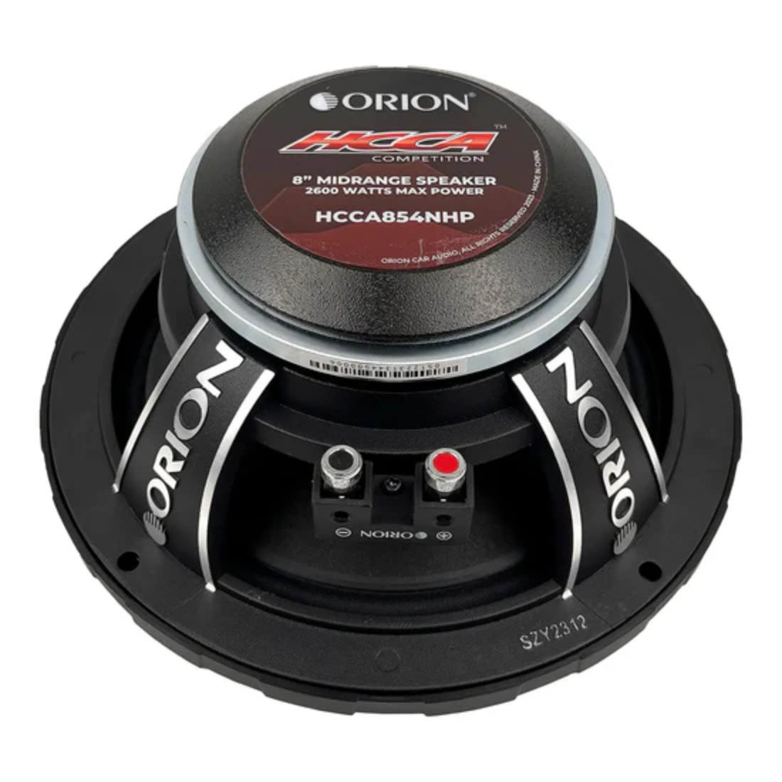 Orion HCCA854NHP 8" 2600W Max 4-Ohm Car Audio Bullet Midrange Speakers (Pair)