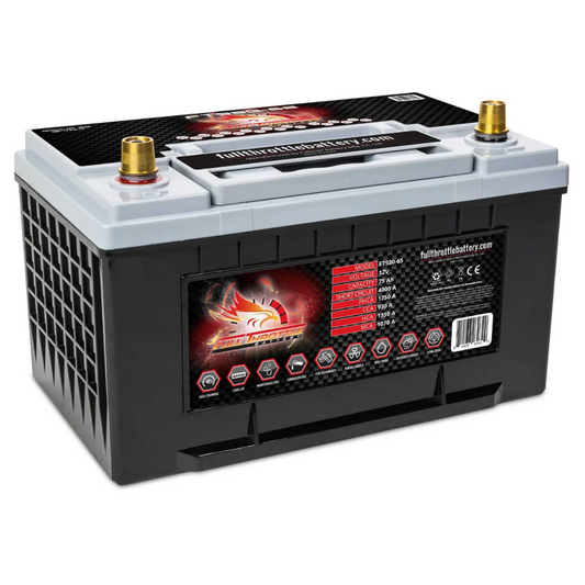 Full Throttle FT930-65 12V 75Ah CCA 930 Amps High-Performance AGM Battery