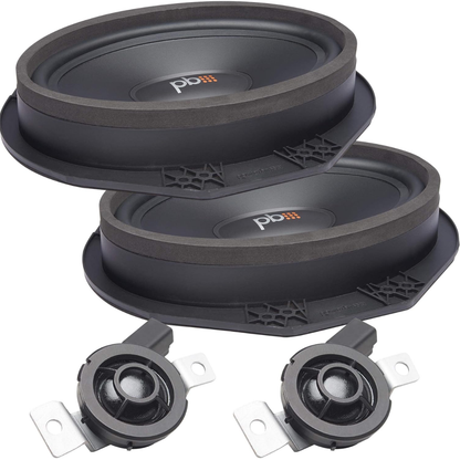 PowerBass OE69C-FD 6x9 OEM Replacement Component Speaker System for Ford/Lincoln