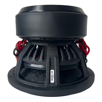 Massive Audio H124XR 12" 6000W Peak Dual 4" 4-Ohm Voice Coil DVC Car Subwoofer