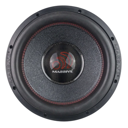 Massive Audio H122X 12" 4000W Peak 3" Dual 2-Ohm Voice Coil DVC Car Subwoofer