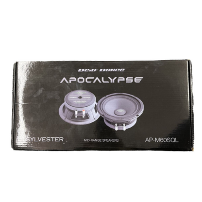 Deaf Bonce Apocalypse AP-M60SQL 6.5" 300W Max 4-Ohms Car Audio Midrange Speakers