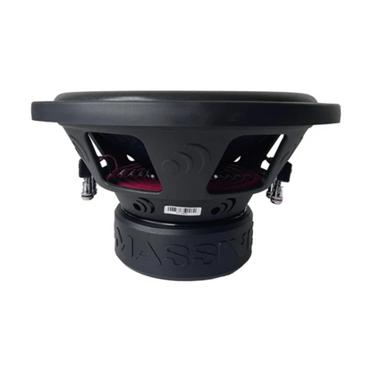 Massive Audio GTX124H 12" 1600W Peak Dual 4-Ohm Voice Coil DVC Car Subwoofer