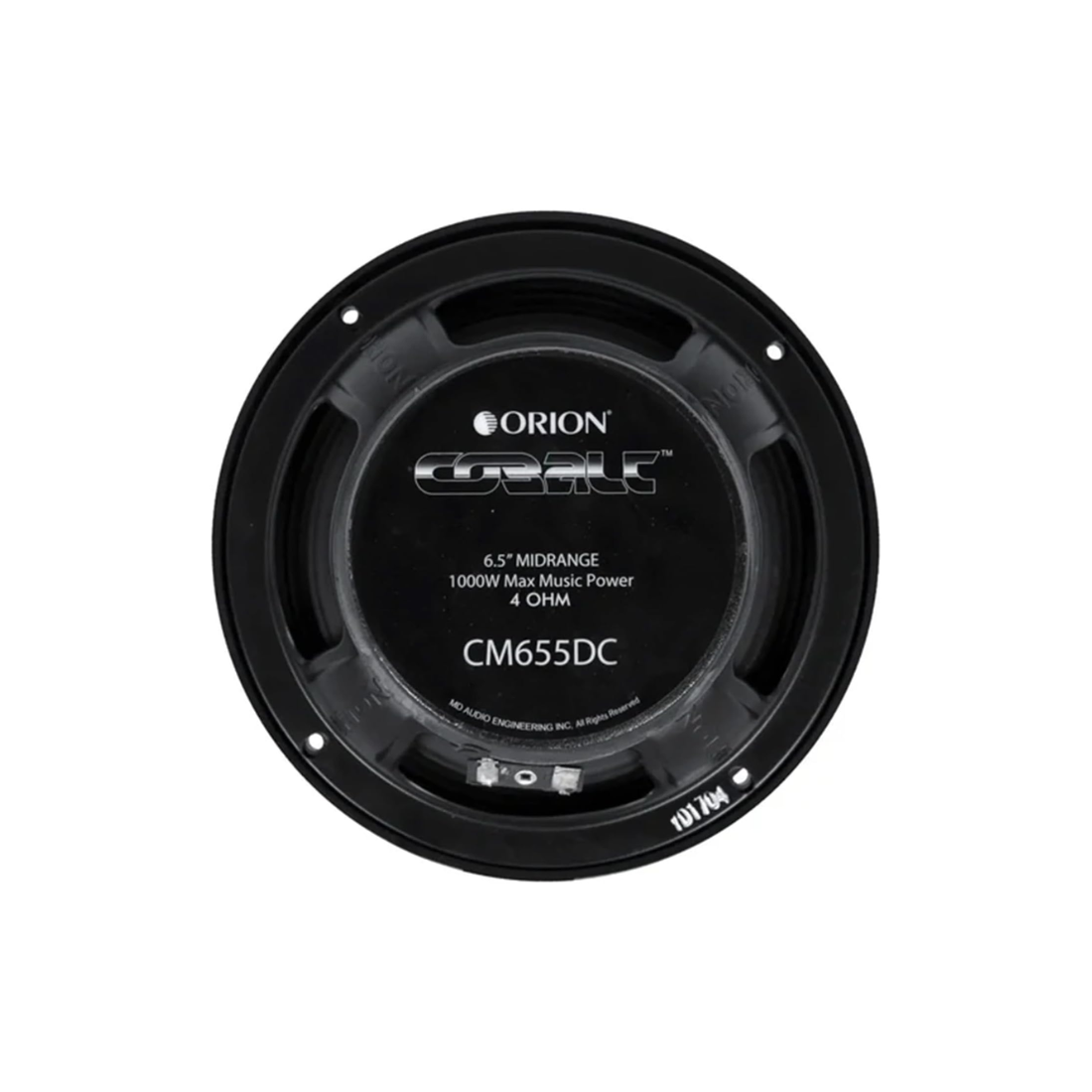 Orion CM655DC 6.5" 1000W Peak 4-Ohm 1.5" VC Car Audio Midrange Speakers (Pair)