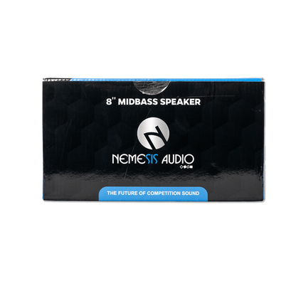 Nemesis Audio NA-8MB 8" 700W Peak 8-Ohm Car Mid-Bass Speaker Driver (Single)