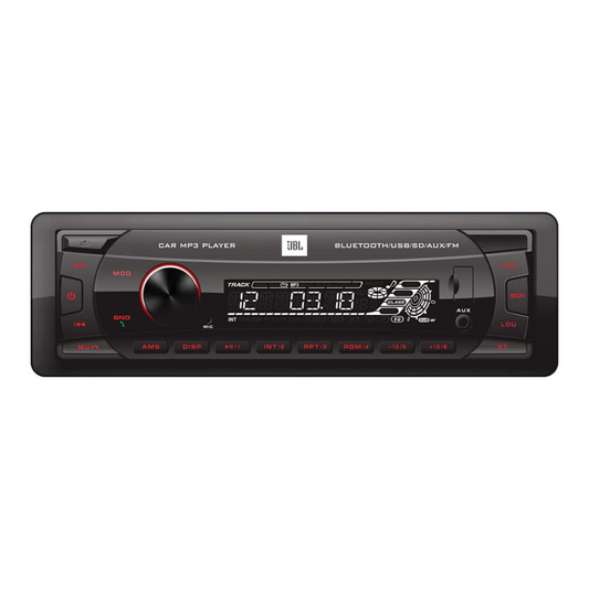 JBL Celebrity 100 1-DIN Mechless Car Stereo MP3/Bluetooth/USB/SD/AUX/FM Receiver