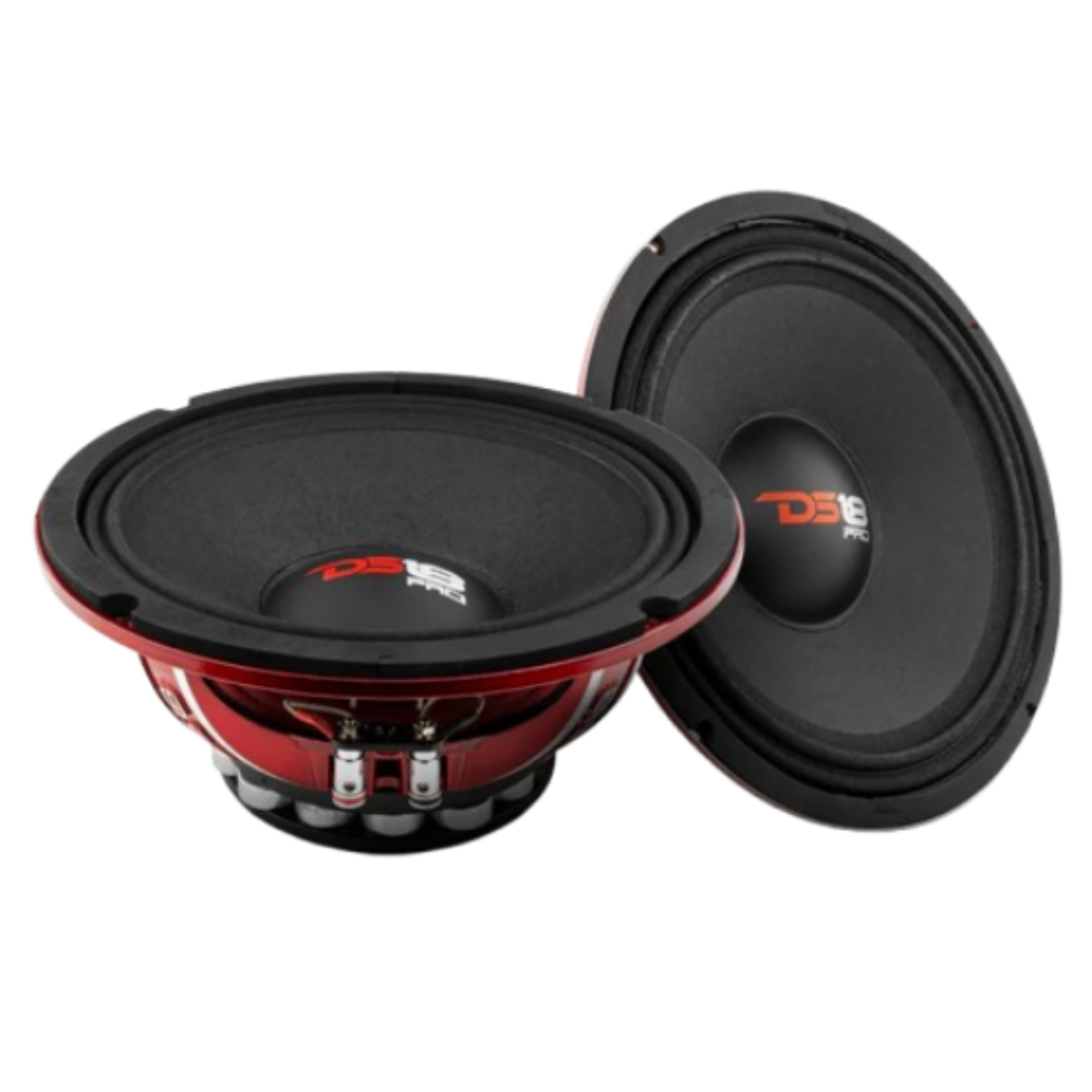 DS18 PRO-NEO10R 10" 1000W Max 4-Ohm Mid-Range Car Audio Neodymium Loudspeaker
