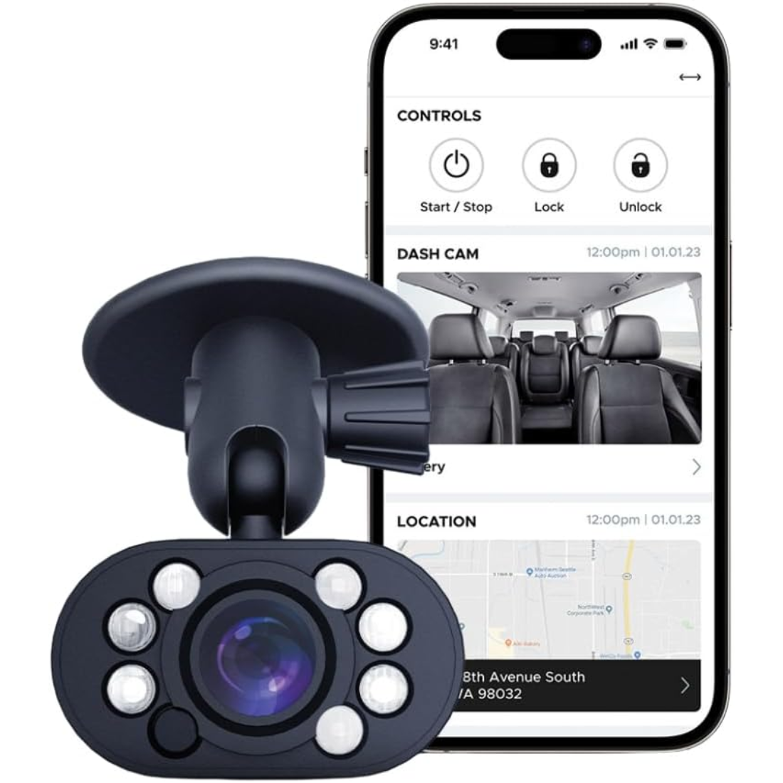 DroneMobile XC-IR1 Full-HD 1080p Interior Infrared Add-On Camera w/ Night Vision