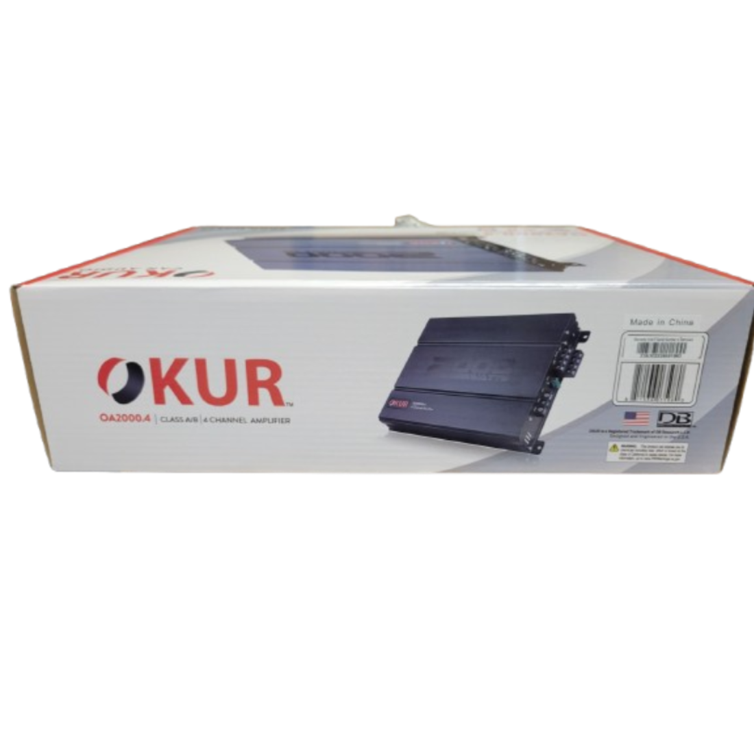 OKUR OA2000.4 4-Channel 2000 Watts 2-Ohm Stereo Class-A/B Car Audio Amplifier