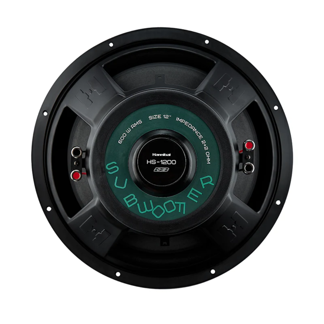 Deaf Bonce HS-1200 D4 Hannibal 12" 1200W Max Dual 4-Ohm Voice Coil Car Subwoofer