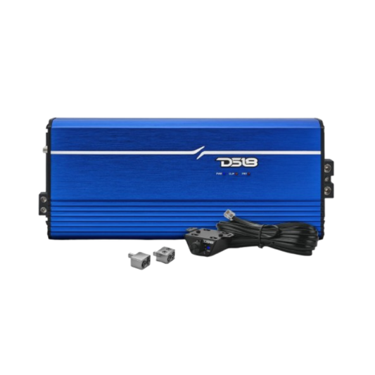 DS18 FRP-8K/BL Monoblock 8000W RMS Class-D Full-Range Car Amplifier (Blue)