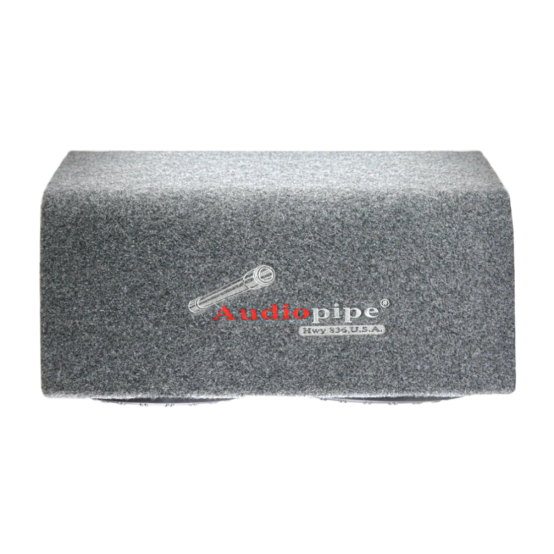 Audiopipe APSB-12212PX Dual 12″ Compact Sealed Subwoofer Box 2400 Watts Max