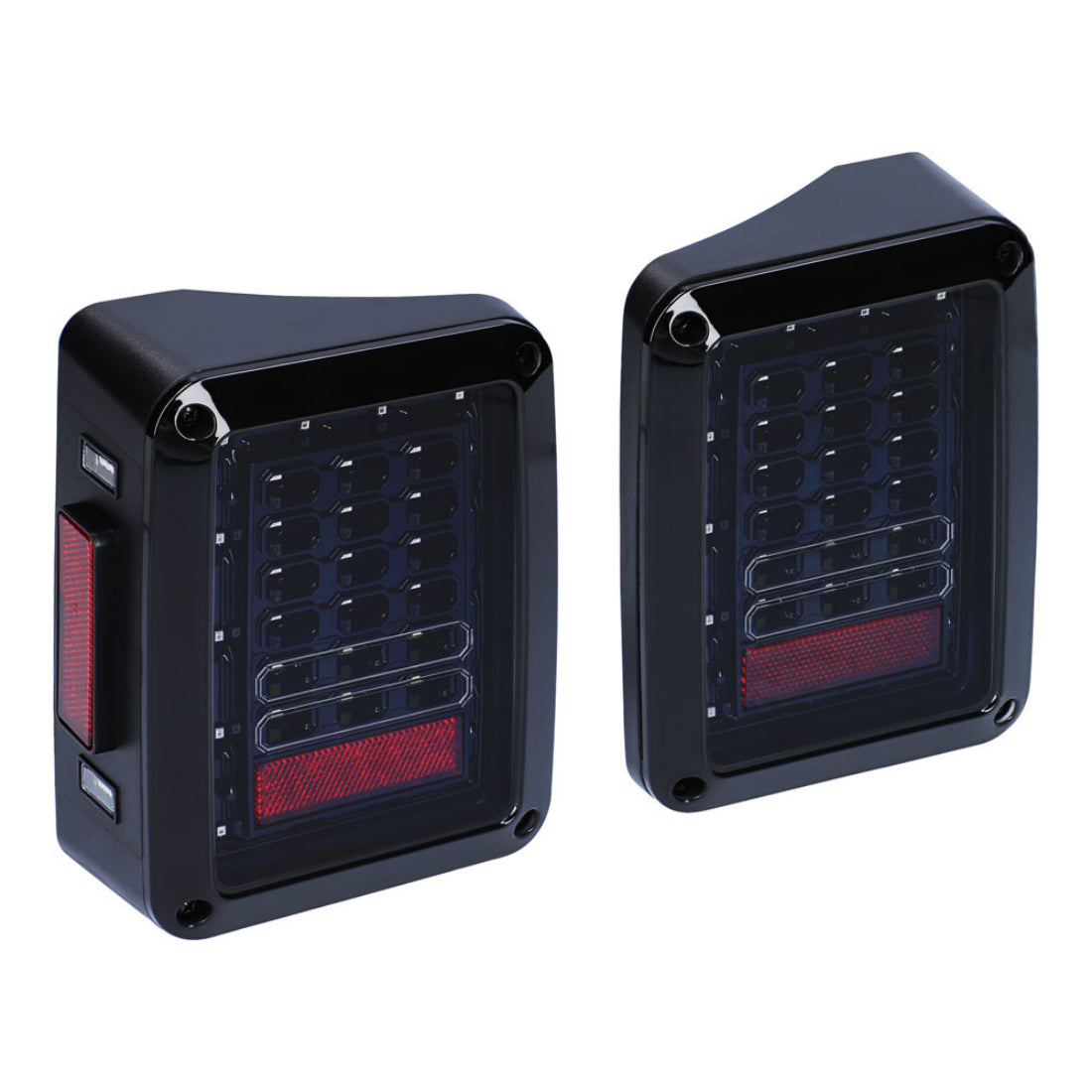 HEISE JP-TL01S LED Grid Taillights with Smoked Lens - Wrangler JK 2007-2019
