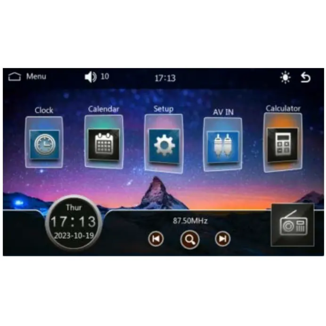 Xelon Audio XA-M728CP 6.5" 2-DIN Car Stereo In-Dash Mechless Multimedia Receiver