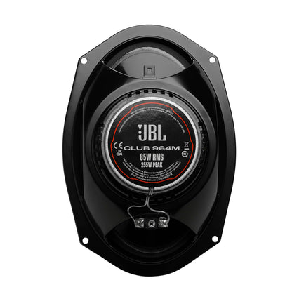 JBL CLUB 964M 6" x 9" 3-Way 255W Peak 3-Ohm Car Audio Coaxial Speakers (Pair)