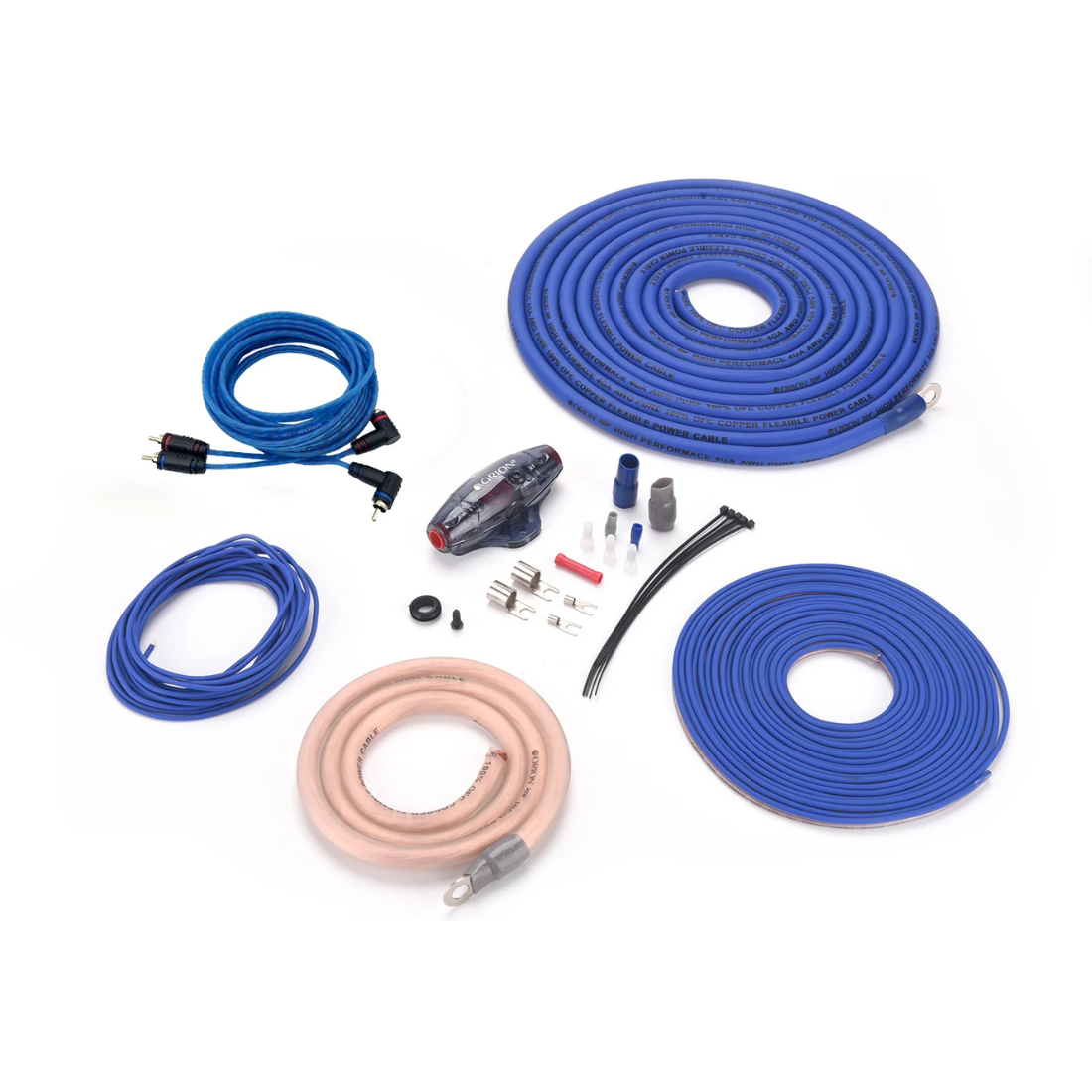Orion COPPERKIT4 4-Gauge 100% Oxygen Free Copper Car Audio Amplifier Wiring Kit
