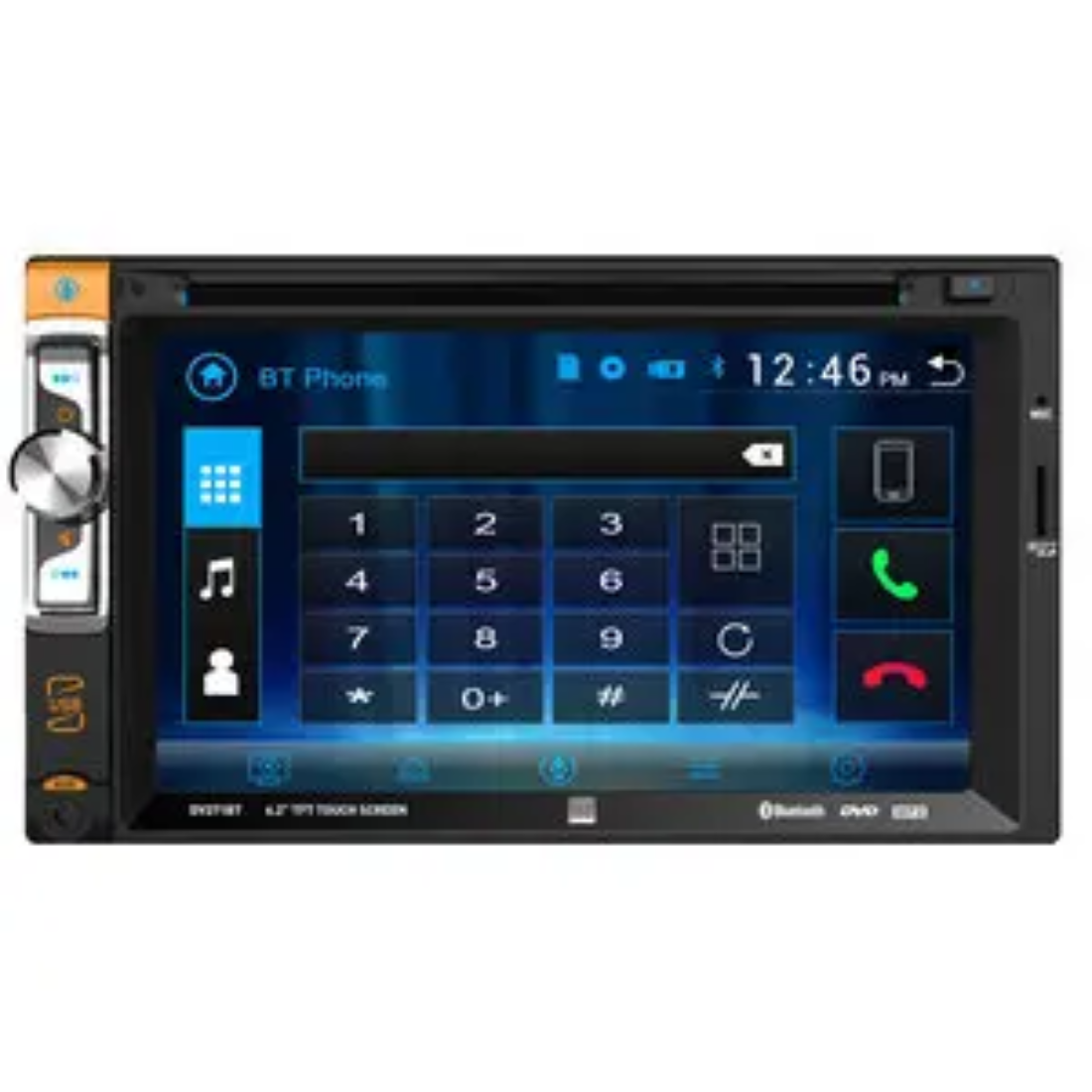 Dual DV271BT 2-DIN 6.2" Touchscreen CD/DVD/Bluetooth Digital Multimedia Receiver
