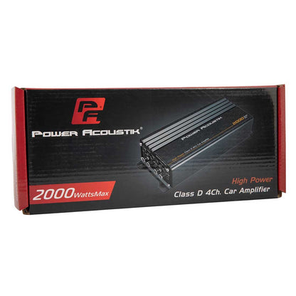 Power Acoustik MICRO4-2000D 4-Channel 2000W Max Class-D Full-Range Amplifiers