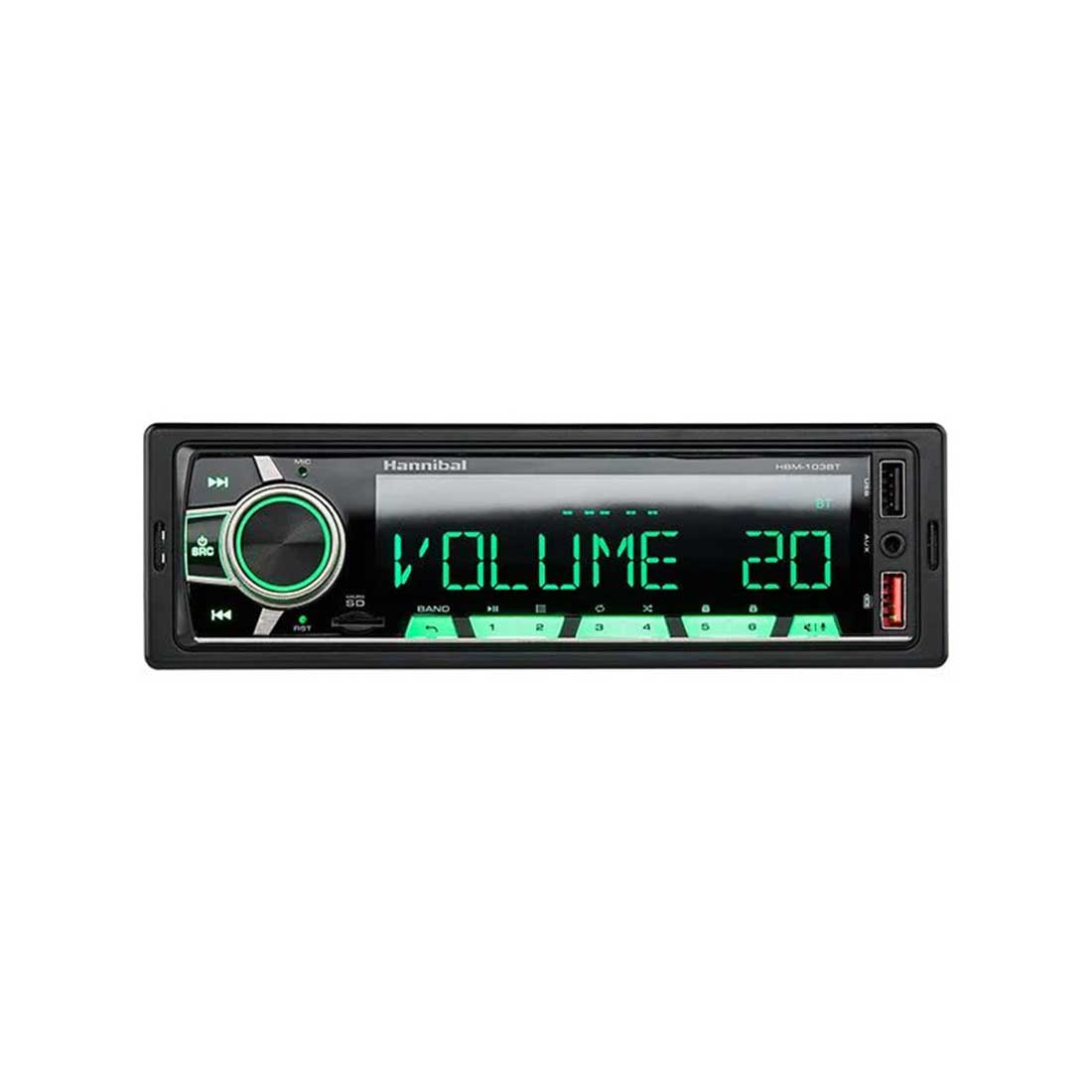 Deaf Bonce Hannibal HBM-103 BT 1-DIN MP3 Bluetooth Head Unit Car Stereo Receiver