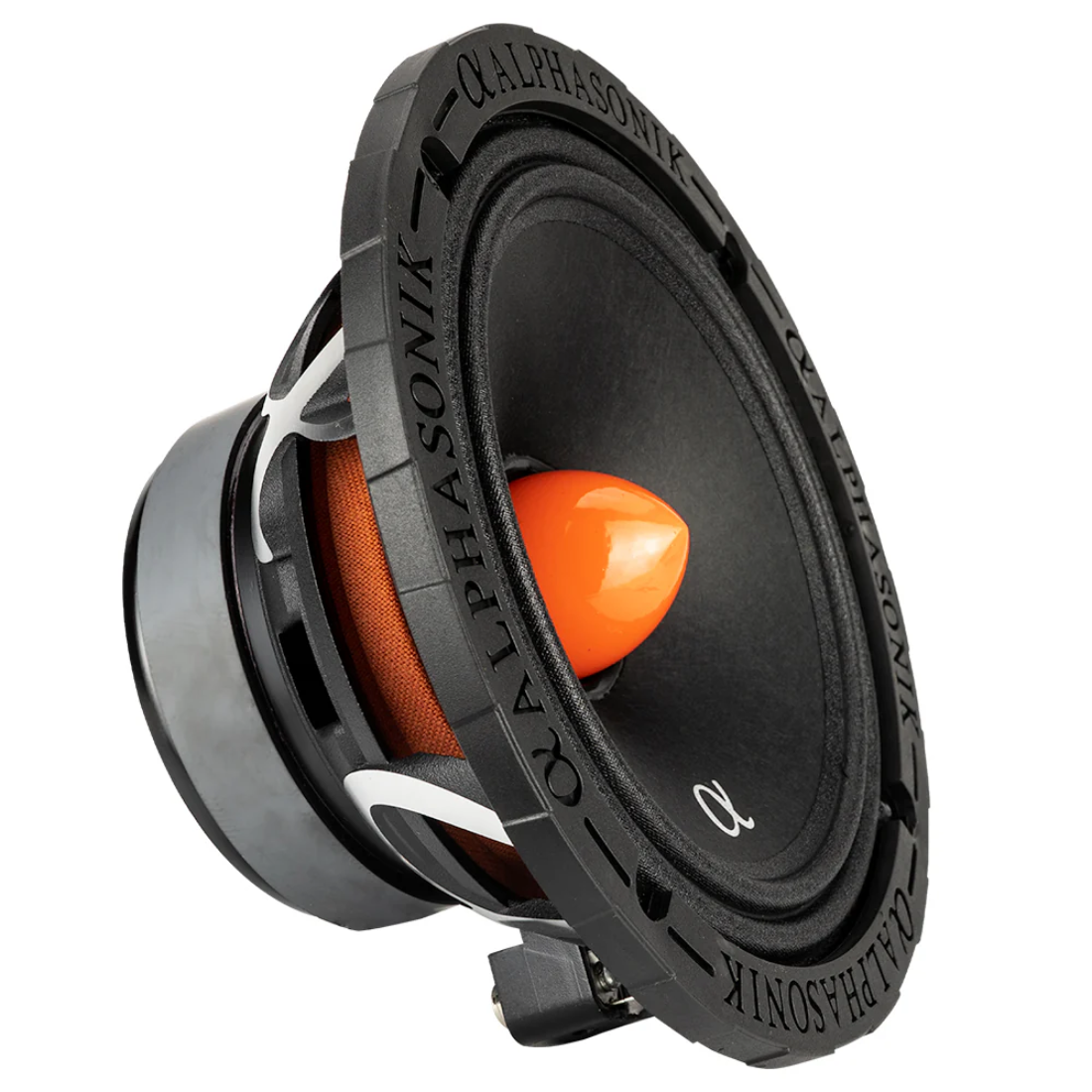 Alphasonik VCA658 6.5" 1400W Max 8-Ohm Car Audio Mid-Range Speakers (Pair)