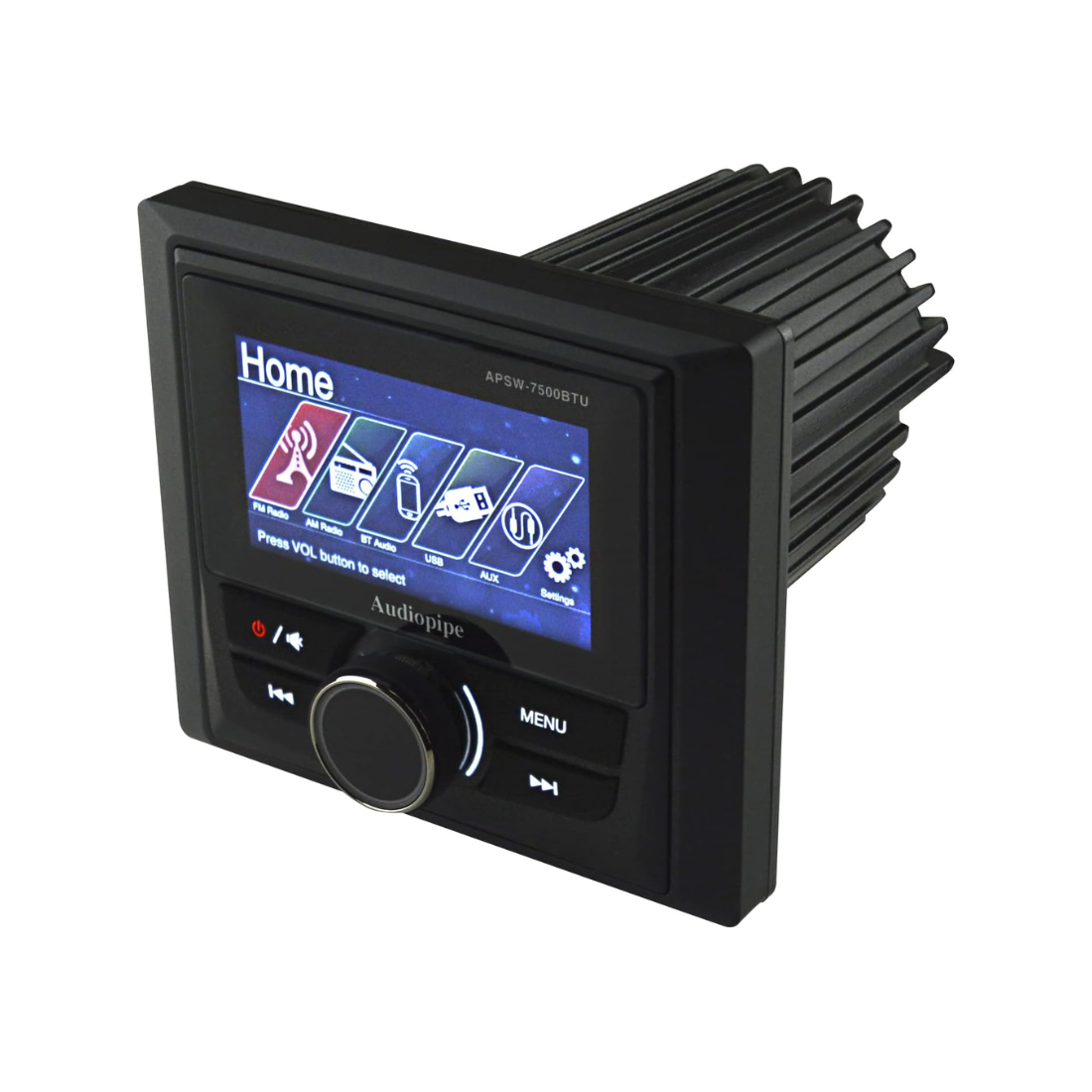 Audiopipe APSW-7500BTU 3 TFT LCD HD Multimedia Marine Head Unit Stereo Unit