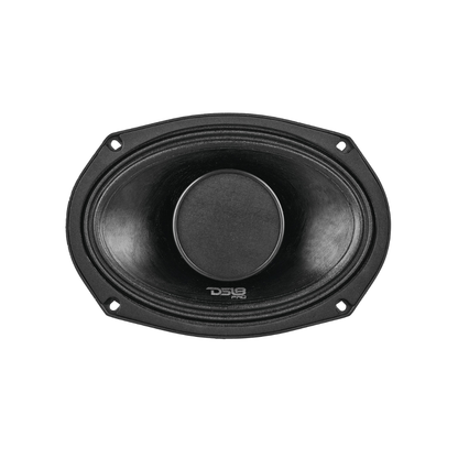 DS18 PRO-HY69.4B 6" x 9" 500W 4-Ohm Hybrid Mid-Range Speaker w/ Built-in Driver