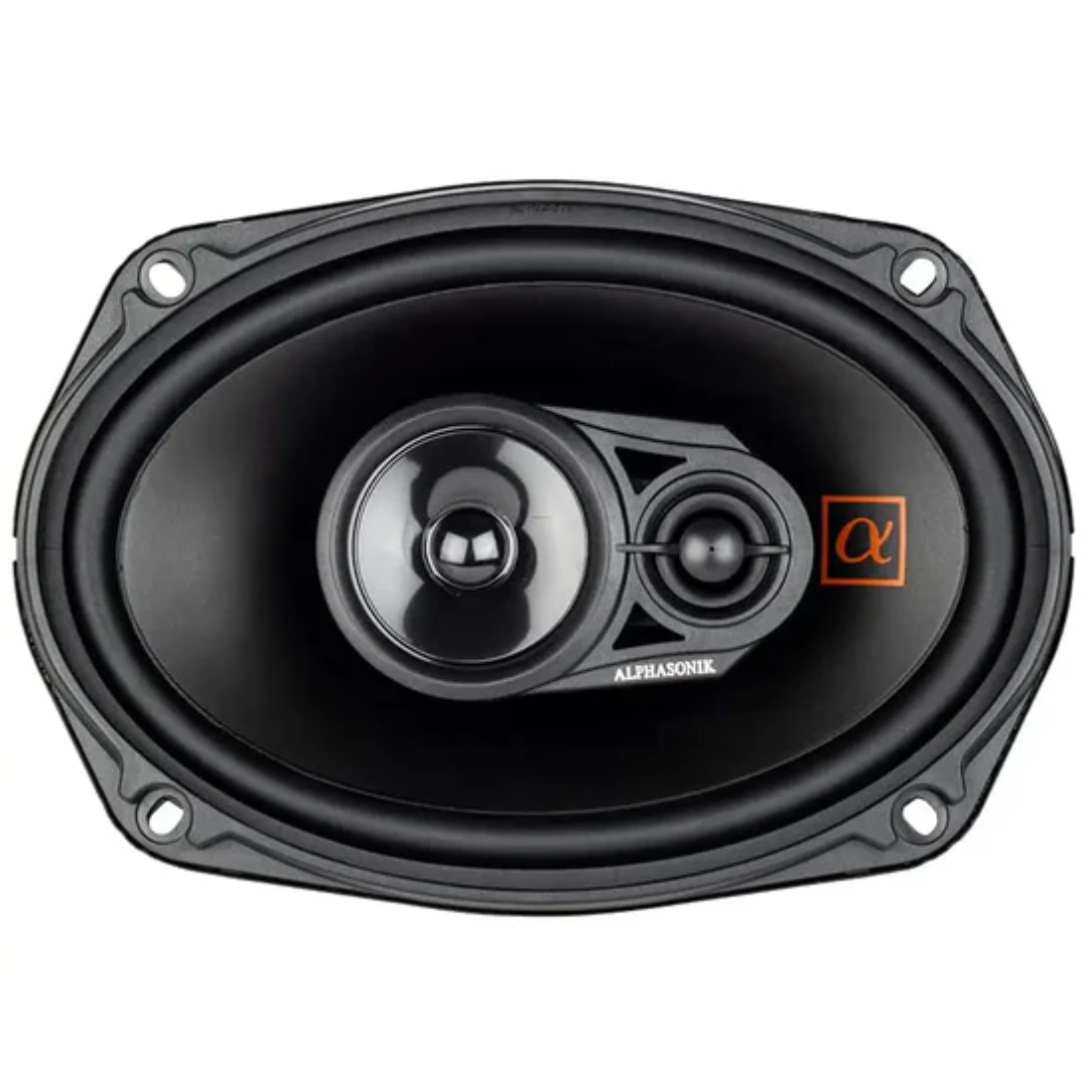 Alphasonik NS693 6" x 9" 3-Way 210W Peak 3-Ohm Full-Range Coaxial Car Speakers