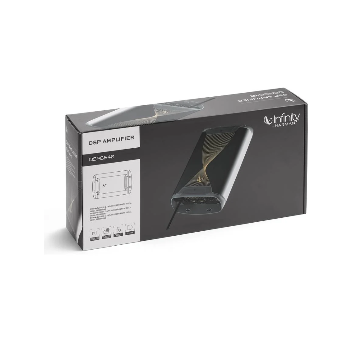 Infinity DSP6840 8-Channel 1000W Class-D Amplifier w/ Digital Signal Processing