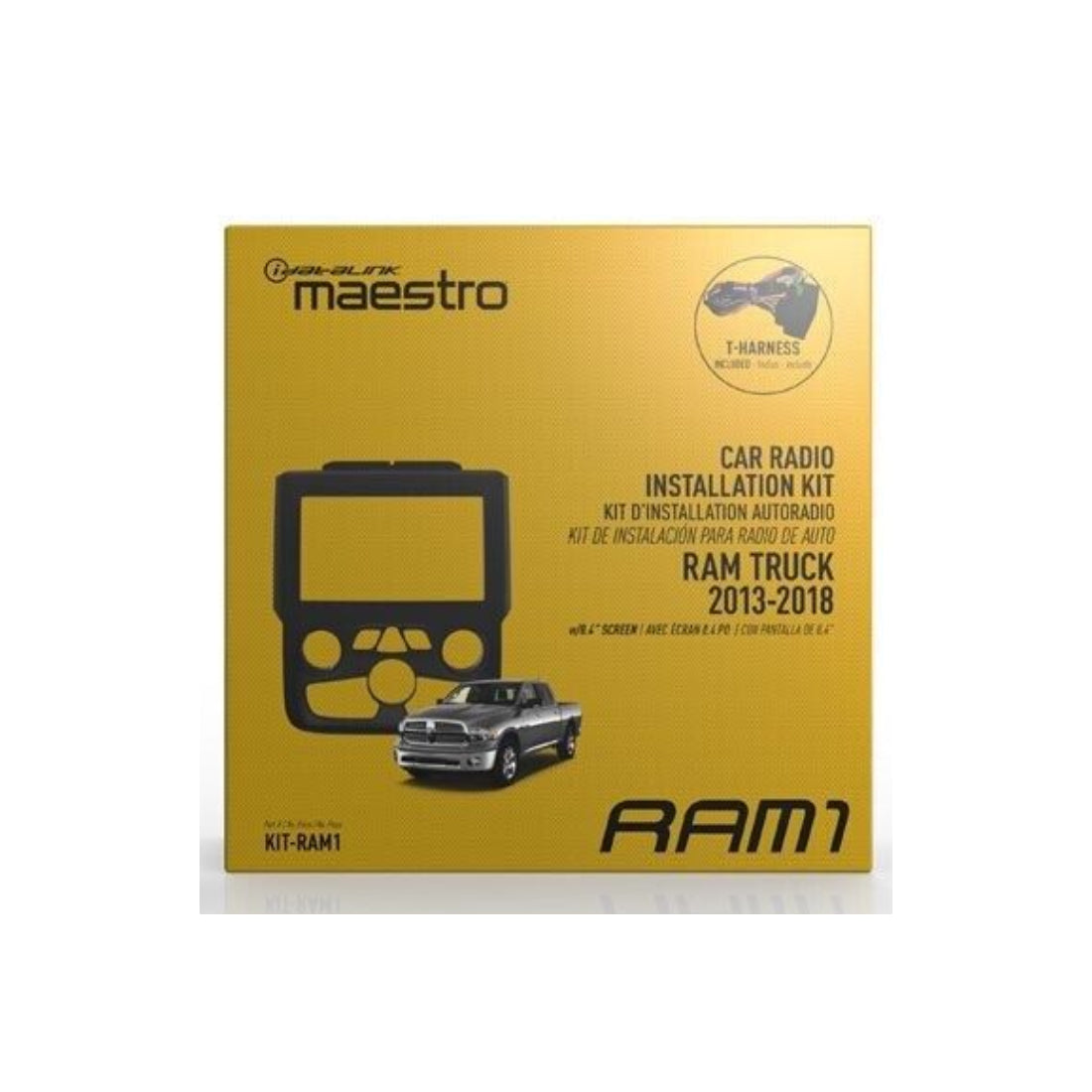 iDatalink Maestro KIT-RAM1 Car Radio Installation Dash Kit for 2013-Up RAM Truck