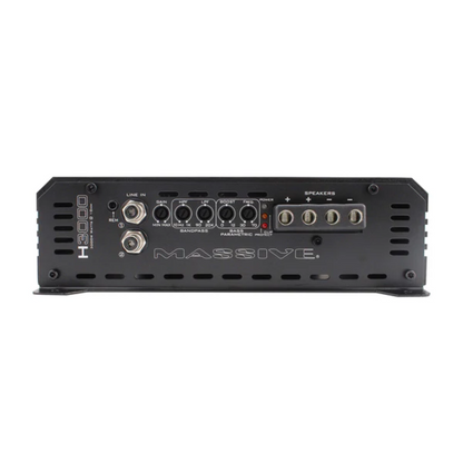 Massive Audio H3000 1-CH Monoblock 3000 Watts RMS @ 1 Ohm Class-D Car Amplifier