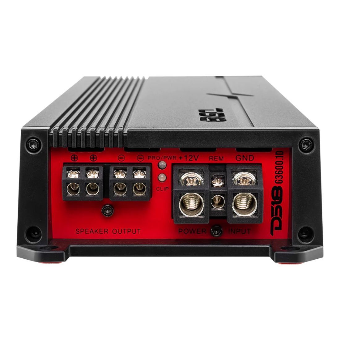 DS18 G3600.1D 1-CH Monoblock 3600W Peak 1-4 Ohm Stable Class-D Car Amplifier