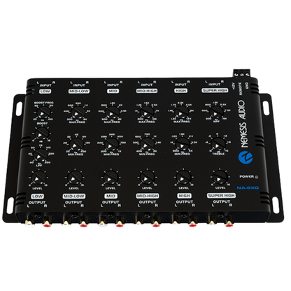 Nemesis Audio NA-6XO 6-Way Car Stereo Electronic Crossover with 8V Output