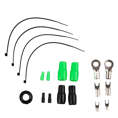 DS18 AKIT4.GR 4-GA CCA Amplifier Installation Wiring Kit Up to 1680W RMS (Green)